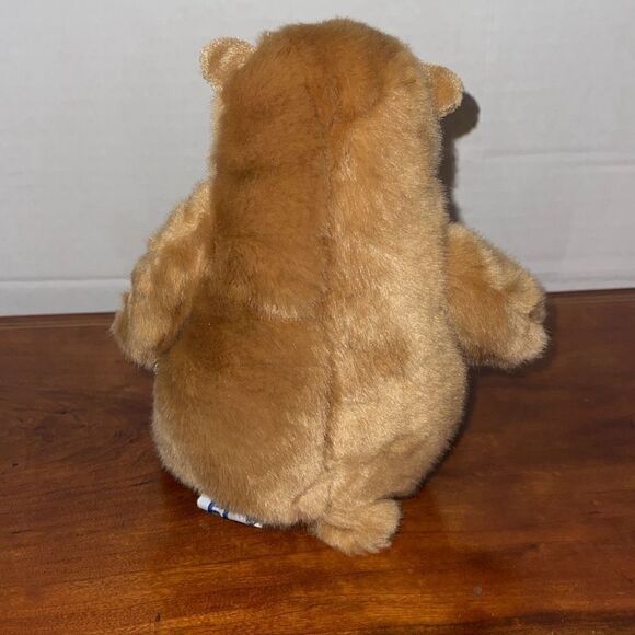 Charming  promo 8” brown teddy bear Russ plush stuffed animal toy ￼ - Picture 4 of 6